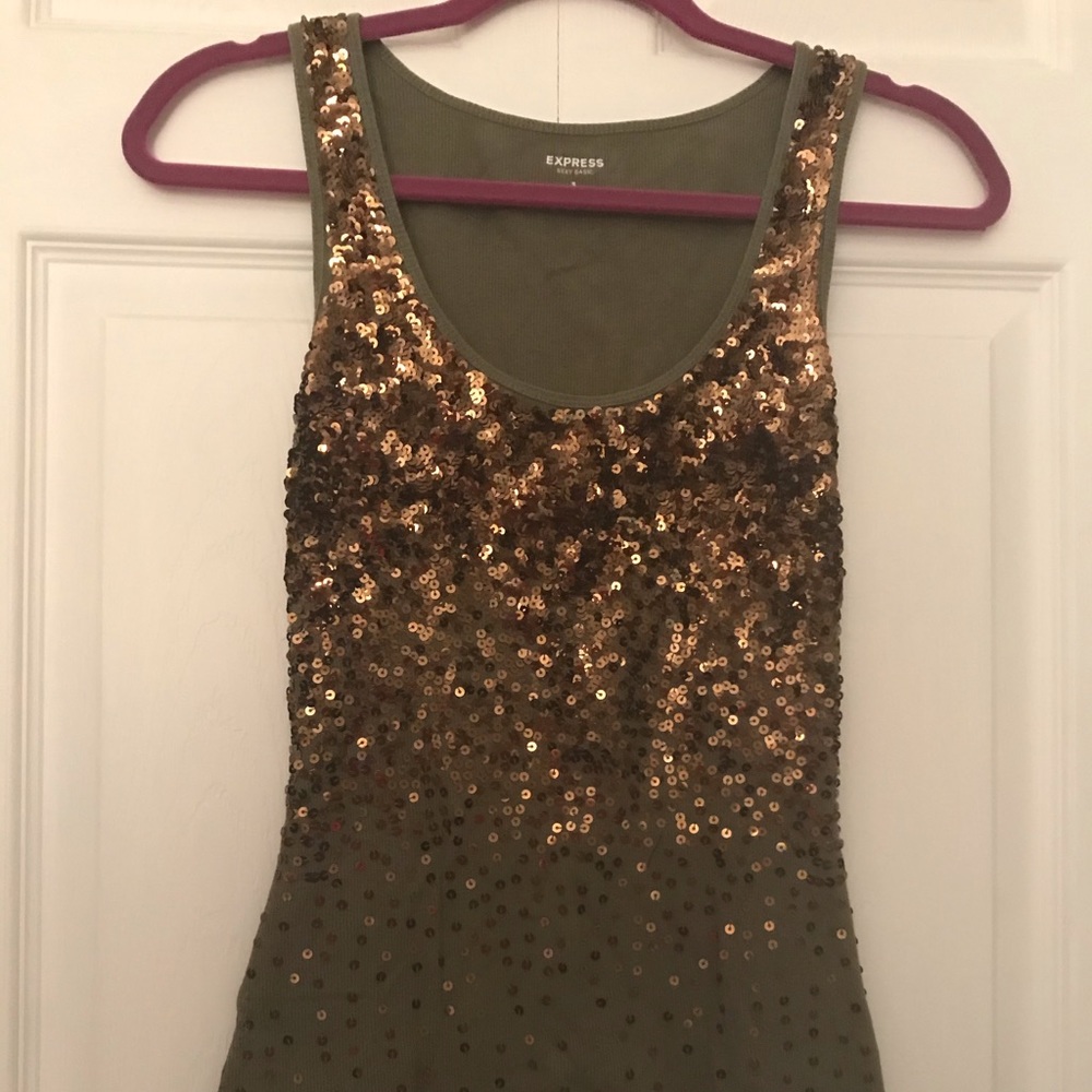 Express Sequin Halter
